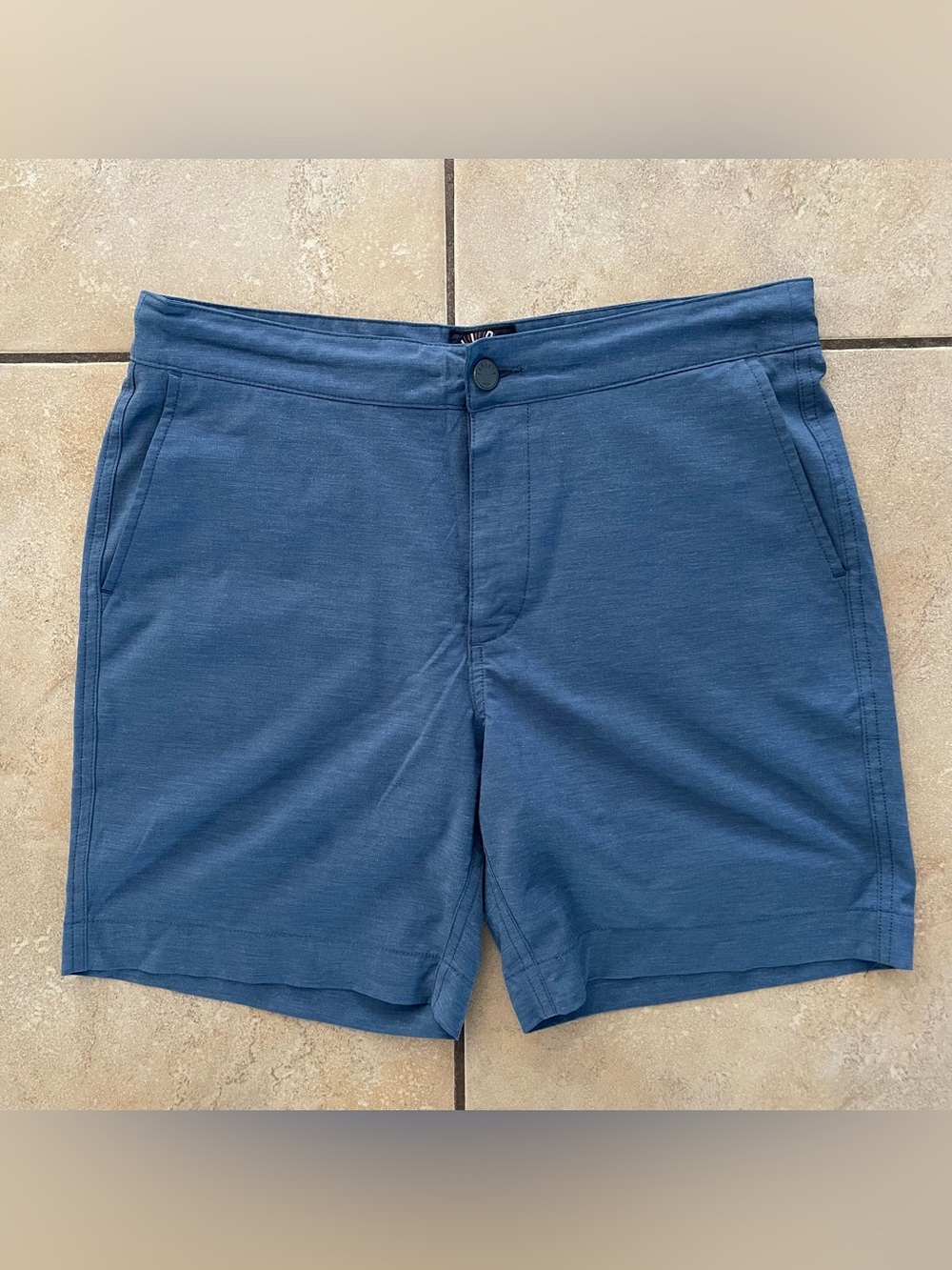 Faherty All Day Shorts Blue (7” inseam)